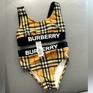 Girls Burberry swim suit